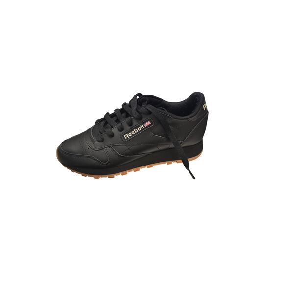 Reebok Classic Leather Men's Size 6 Lifestyle shoes GY0954 Black Gum Sneakers - Picture 1 of 5